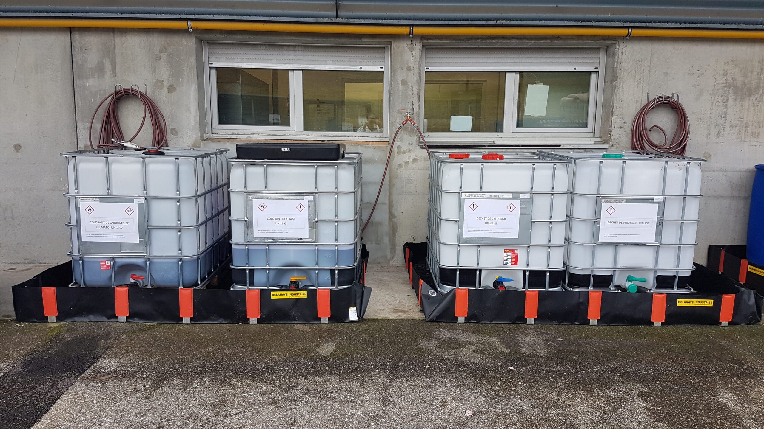 Déconditionnement déchets chimiques